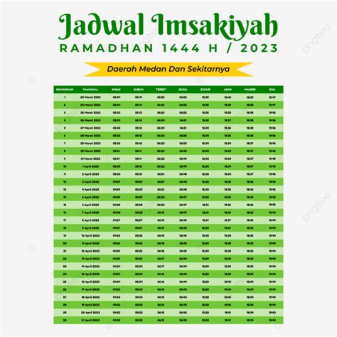 Imsakiyah Schedule 2023 Field Vector Imsakiyah Schedule Illustration