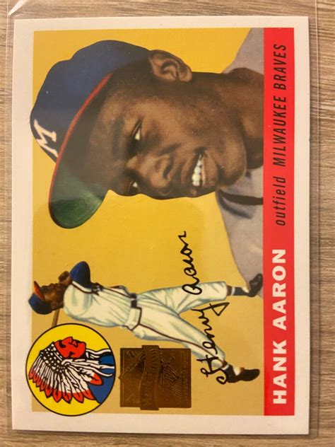 Cheapest On Ebay Topps Hank Aaron Reprint You Pick Non