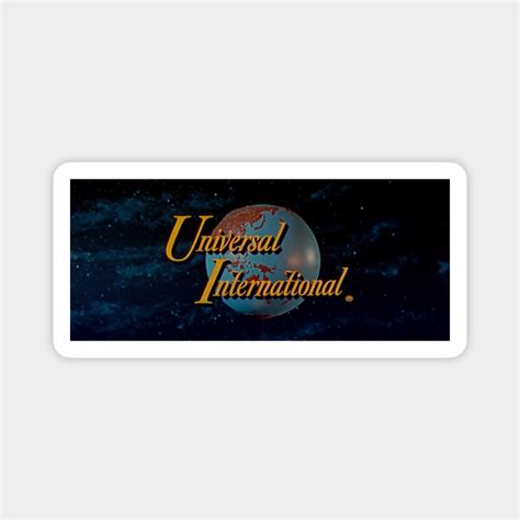 Universal International Logo - Universal International - Magnet | TeePublic