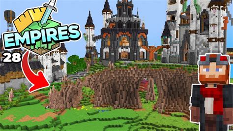 Empires Smp Mega Base Landscaping Cliffs Minecraft Survival