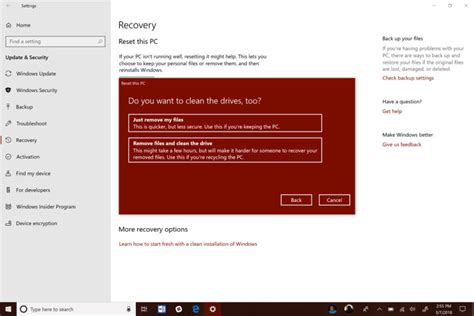 Så här återställer du Windows 10 och får en ren installation