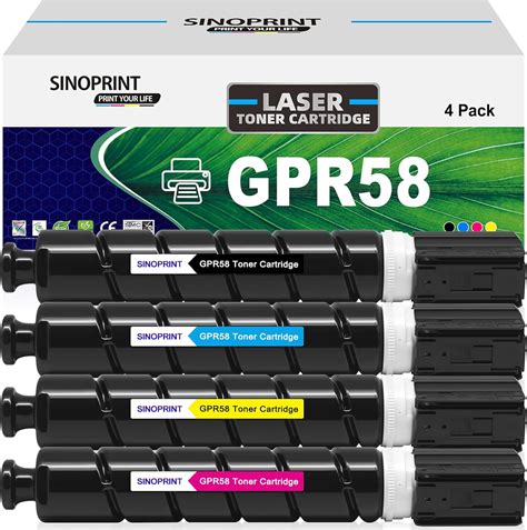 Amazon SINOPRINT High Yield GPR58 Toner Cartridge Replacement