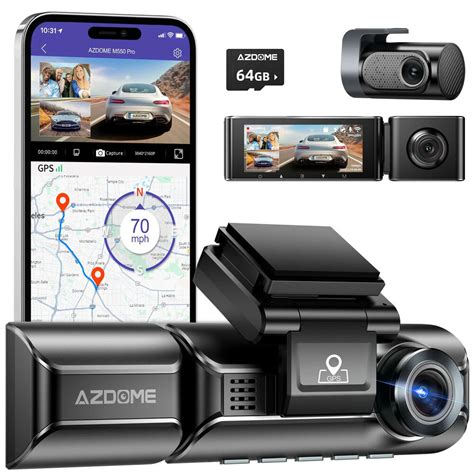 Azdome M Pro Ch K Wifi Gps Gb Dashcam Allcam Jaar Dashcams