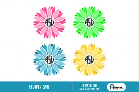 flower monogram svg,flower svg,flower monogram svg,flower svg file,svg ...