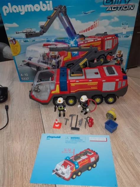 Playmobil Camion Pompiers Chelle Comme Neuf Eur