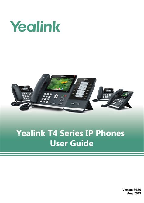 Yealink T48g Telephone Operation And Users Manual Pdf Viewdownload