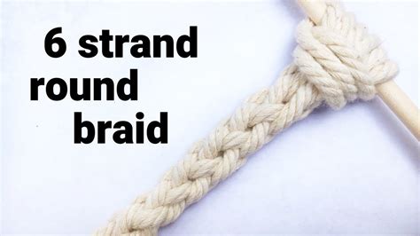 Strand Round Braid Tutorial Youtube