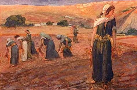 BIBLE PAINTINGS RUTH NAOMI BOAZ A LOVE STORY