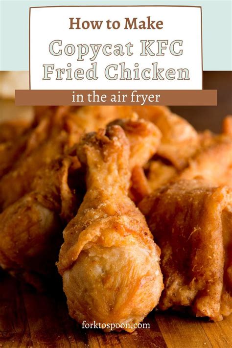 Air Fryer KFC Chicken Recipe | Recipe in 2024 | Air fryer fried chicken ...