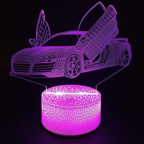 Bil 3D Lampe