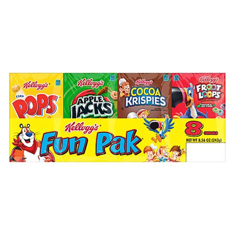 Kellogg S Cereals Assorted Fun Pak Ea Cereal Schmitz S Economart