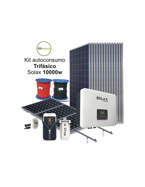 Kit W Trif Sico Solax Autoconsumo Red