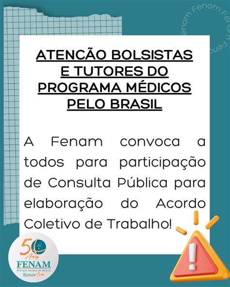 Act Fenam Convoca Bolsistas E Tutores Do Pmpb Para Consulta P Blica