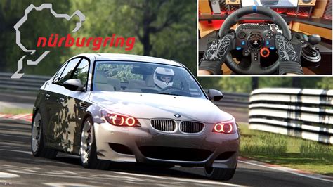 BMW E60 M5 V10 Nürburgring Nordschleife Trackday Logitech G29 YouTube