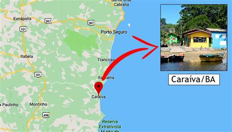 Como Chegar Em Cara Va Para So Intocado Na Bahia Bahia Brazil Map