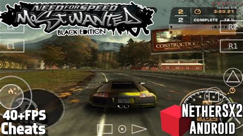 Need For Speed Most Wanted Black Edition 2005 AetherSX2 Gameplay