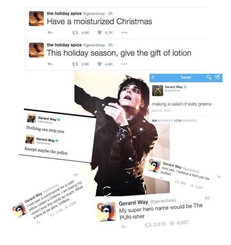 My Favorite Gerard Way Tweets Gerard Way My Chemical Romance I Love Mcr