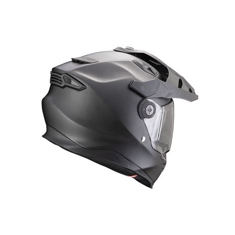 Casque Scorpion Exo ADF 9000 Air Solid noir nacré mat