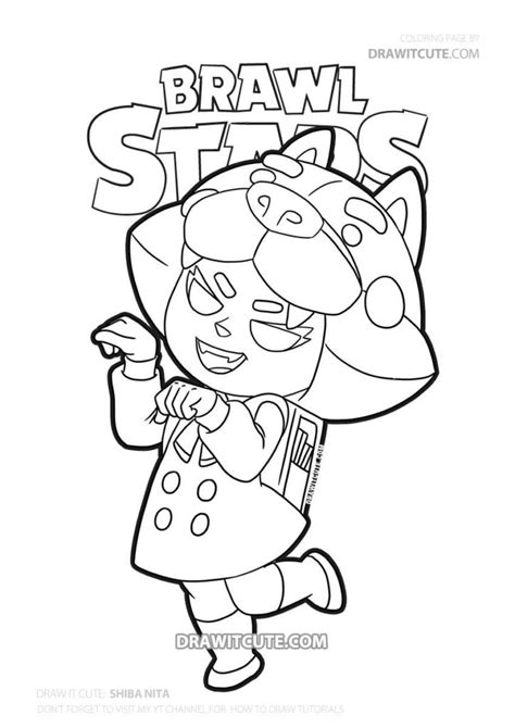 Brawl Stars Nita Coloring Page Printable Porn Sex Picture