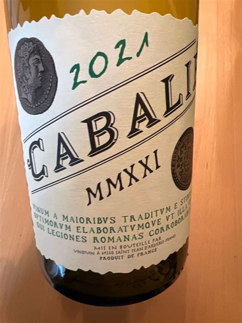 2022 Cabalie Vin De France Blanc France Vin De France CellarTracker