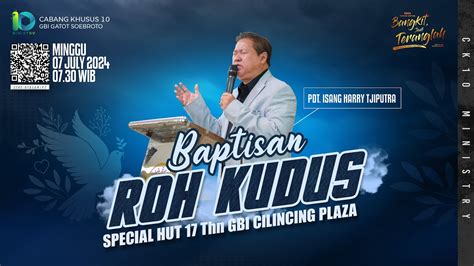 Baptisan Roh Kudus Pdt Isang Harry Tjiputra Youtube