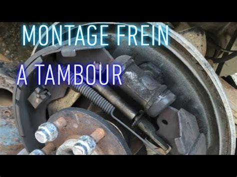 Montage frein à tambour Complet Peugeot YouTube