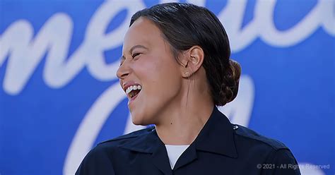 Police Officer Gets Caught In Unexpected American Idol Audition Madly