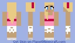 Pretty Blonde Girl Minecraft Skin