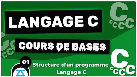 01 Traduction De L Algorithme Vers Langage C Structure D Un