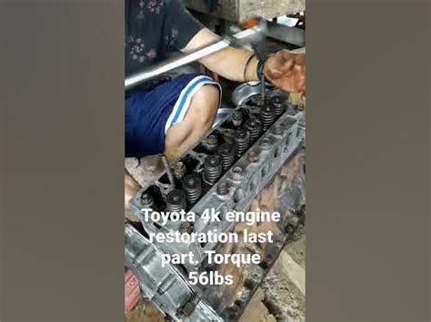 toyota  engine restoration youtube
