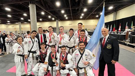 El Seleccionado Argentino De Taekwondo Se Consagró Campeón Del Mundo En Estados Unidos Infobae