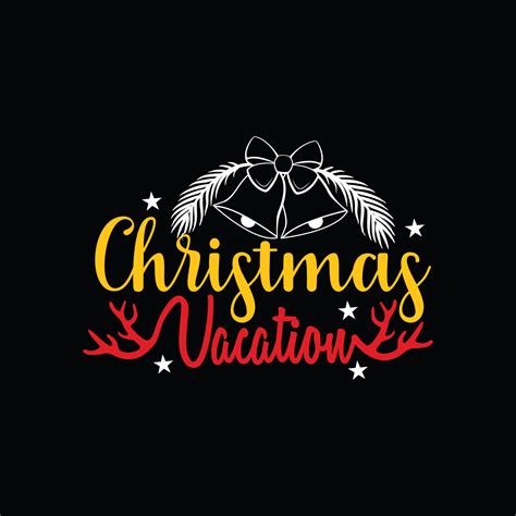 Christmas vacation vector t-shirt template. Vector graphics, Christmas t-shirt design. Can be ...