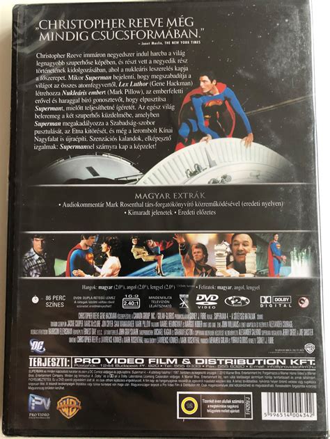 Superman Iv The Quest For Peace Dvd Superman A S T Ts G