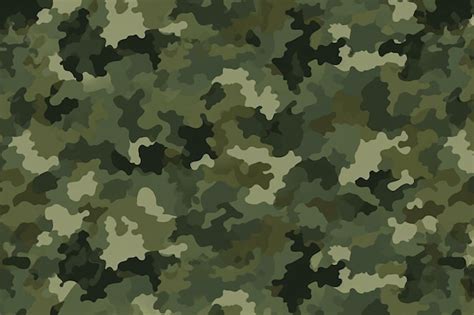 Premium Photo Camouflage Fabric Texture Army Camouflage Pattern