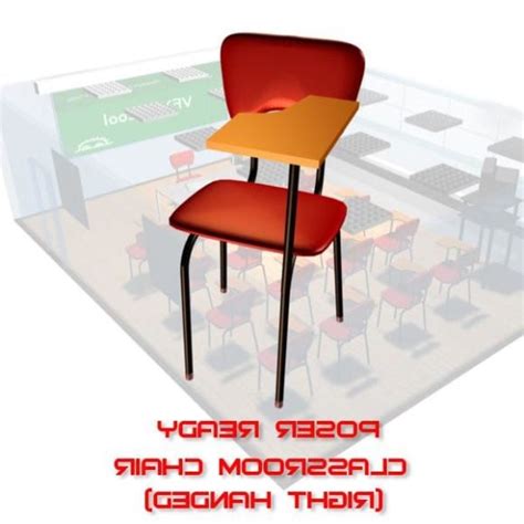 Classroom Chair With Table Free 3d Model Poser Open3dmodel