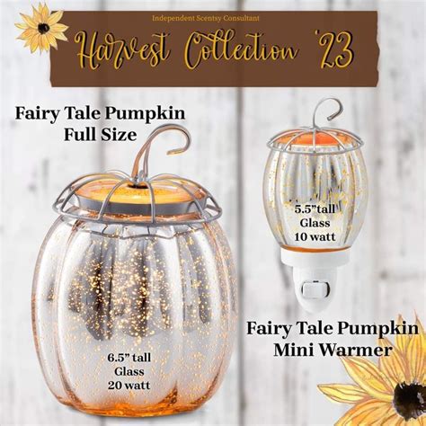 Scentsy Harvest Collection 2023 Fairy Tale Pumpkin Scentsy Warmer