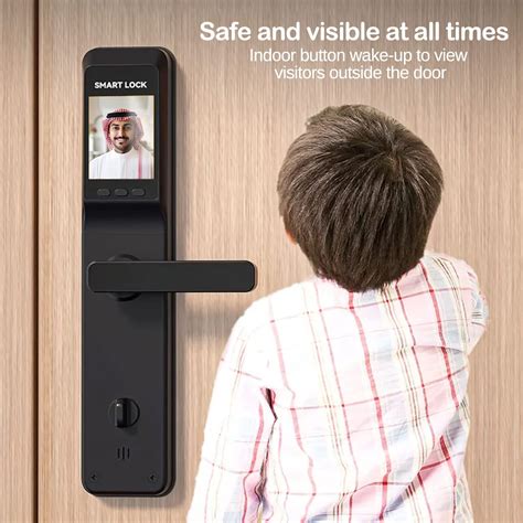 Smart Door Lock With Wide Angle Camera By Lumive