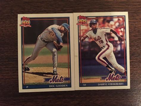 Mavin Topps Doc Gooden Topps Darryl Strawberry