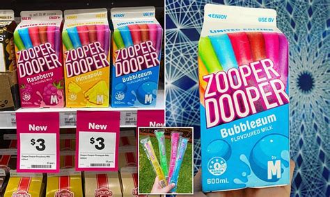 Zooper Dooper Milk Spotted On Shelves At Supermarkets With Three Iconic