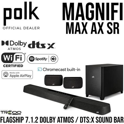 Official Polk Audio Magnifi Max Ax Sr Dolby Atmos Dts X