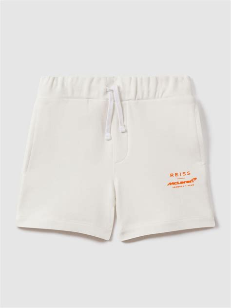 Reiss Torque Cotton Drawstring Shorts In White Endource