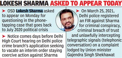 Delhi Cops Serve Fresh Notice To Cms Osd In Phone Tapping Case