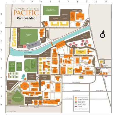 Pacific University Campus Map