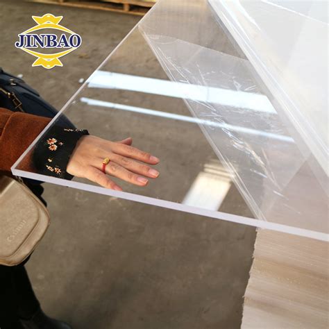 Jinbao 4X8 Feet 1250 X 2450mm 3mm 2 8mm Transparent Solid PMMA Board