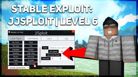 New Limted Lua Roblox Exploit Jjsploit V4 Quick Cmds