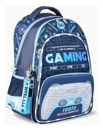 Mochila Espalda 18 Joystick Gaming Con Luz Led Footy