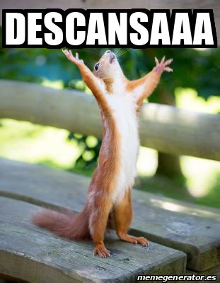 meme personalizado descansaaa