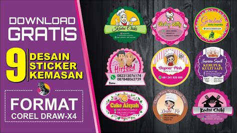 Free Download 70 Desain Stiker Label Makanan Format 55 Off