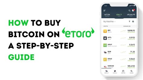 How To Buy Bitcoin On Etoro A Step By Step Guide