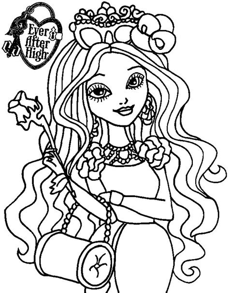 Ever After High Coloring Pages Briar Beauty At GetColorings Free